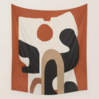 Modern Abstract Minimal Art 1 Wall Tapestry Gallery Image 4