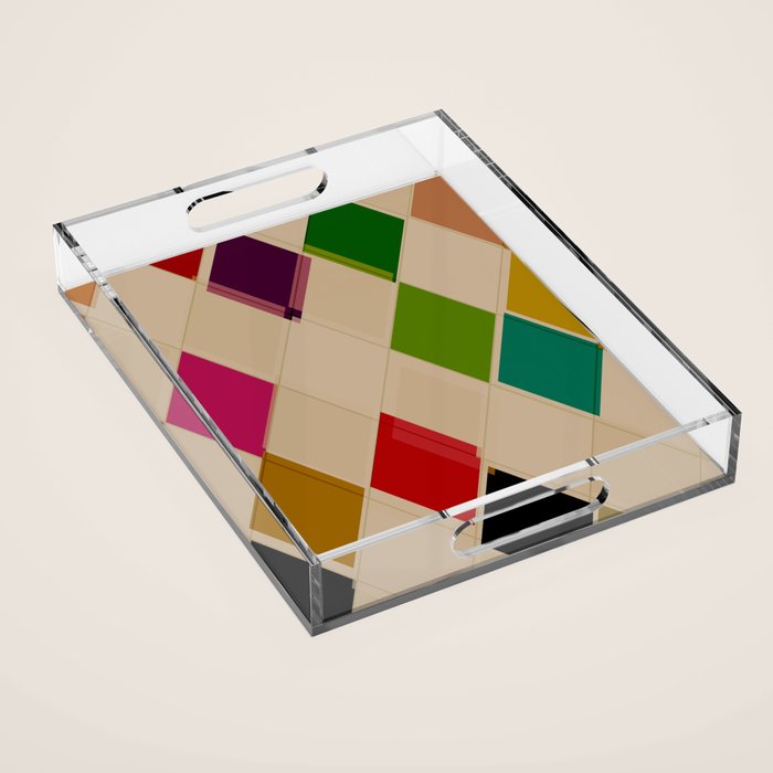 Pattern Play 2 Acrylic Tray Gallery Image 1