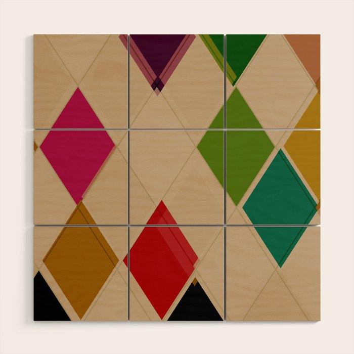 Pattern Play 2 Wood Wall Art Gallery Image 1