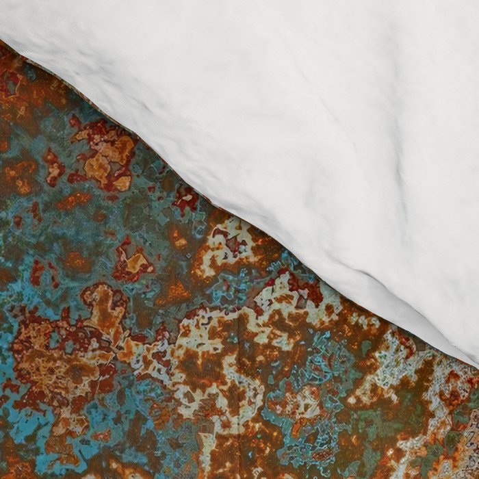 Vintage Rust, Copper and Blue Comforter Gallery Image 4