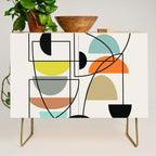 Mid Century Modern "Bowls" Credenza Gallery Image 1