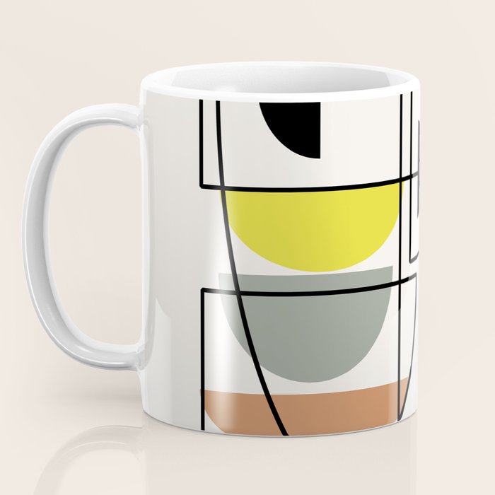 Mid Century Modern "Bowls" Coffee Mug Gallery Image 3