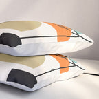 Mid Century Modern "Bowls" Pillow Sham Gallery Image 3