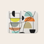 Mid Century Modern "Bowls" Bath Mat Gallery Image 1