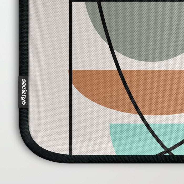 Mid Century Modern "Bowls" Laptop Sleeve Gallery Image 3