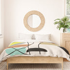Mid Century Modern "Bowls" Duvet Cover Gallery Image 3