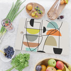 Mid Century Modern "Bowls" Cutting Board Gallery Image 2