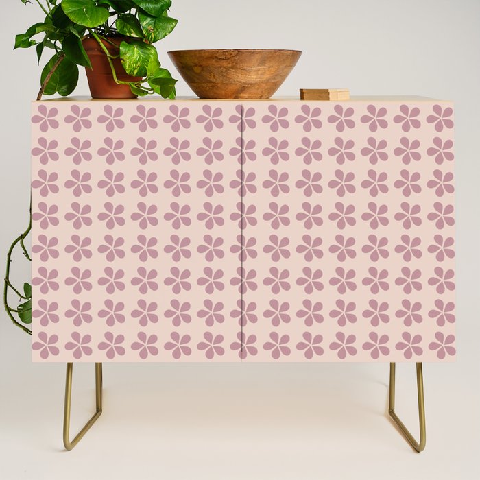 Blush Pink Floral Credenza Gallery Image 1