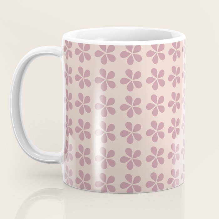 Blush Pink Floral Coffee Mug Gallery Image 3