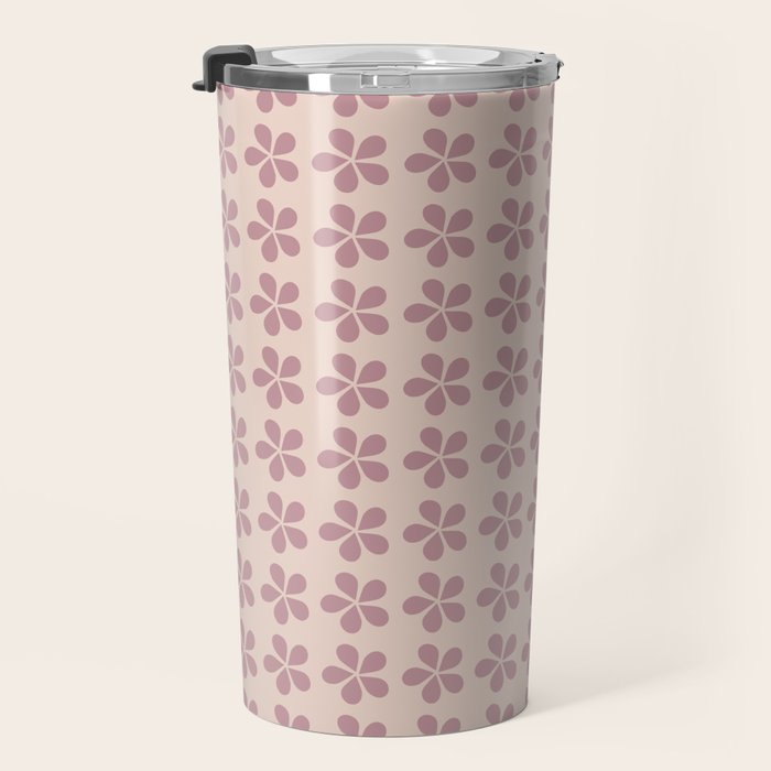 Blush Pink Floral Travel Mug Gallery Image 3