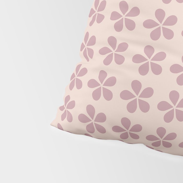 Blush Pink Floral Pillow Sham Gallery Image 4