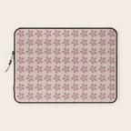 Blush Pink Floral Laptop Sleeve Gallery Image 1