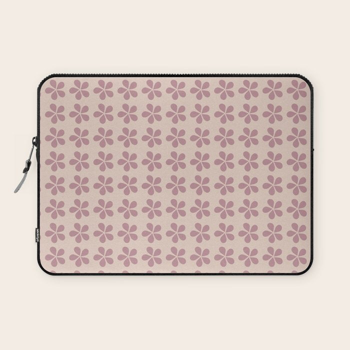 Blush Pink Floral Laptop Sleeve Gallery Image 1