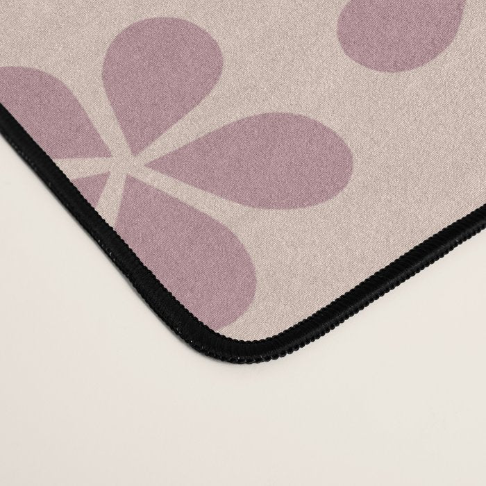 Blush Pink Floral Desk Mat Gallery Image 4