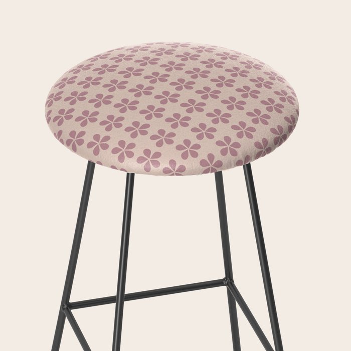 Blush Pink Floral Stool Gallery Image 2
