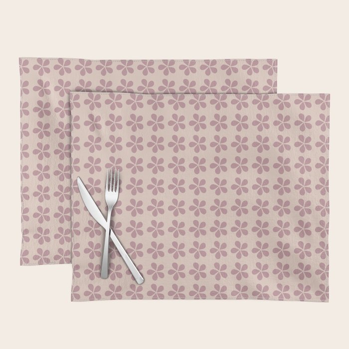 Blush Pink Floral Placemat Gallery Image 1