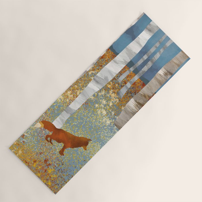 Autumn Fox Yoga Mat Gallery Image 1