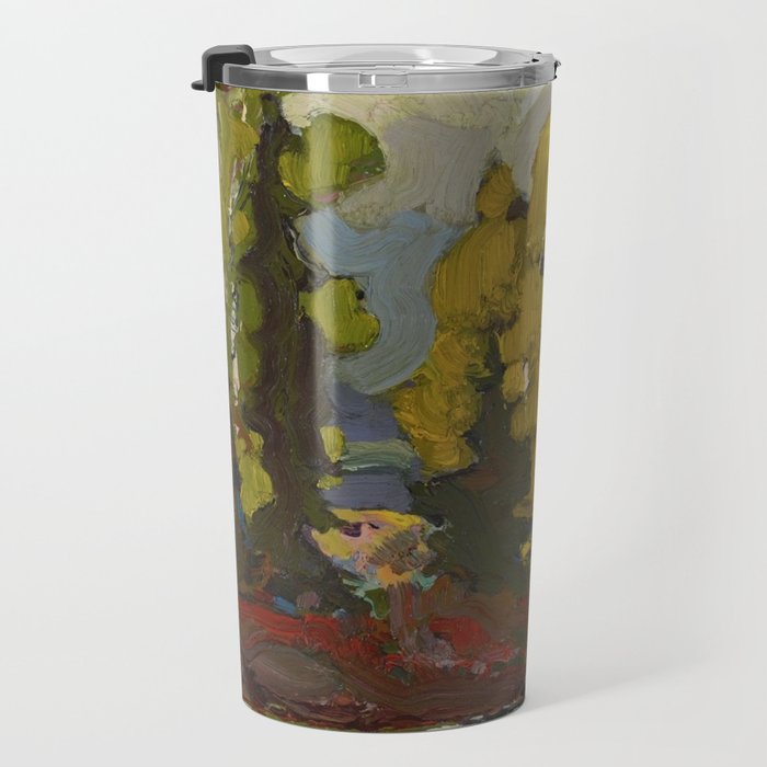 Tom Thomson Poplars by a Lake 1916 Canadian Landscape Artist Travel Mug Gallery Image 3