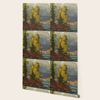Tom Thomson Poplars by a Lake 1916 Canadian Landscape Artist Wallpaper Gallery Image 2