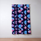 Polka dot jellyfish Window Curtain Gallery Image 3