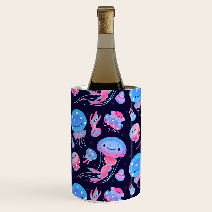 Polka dot jellyfish Wine Chiller Gallery Image 2