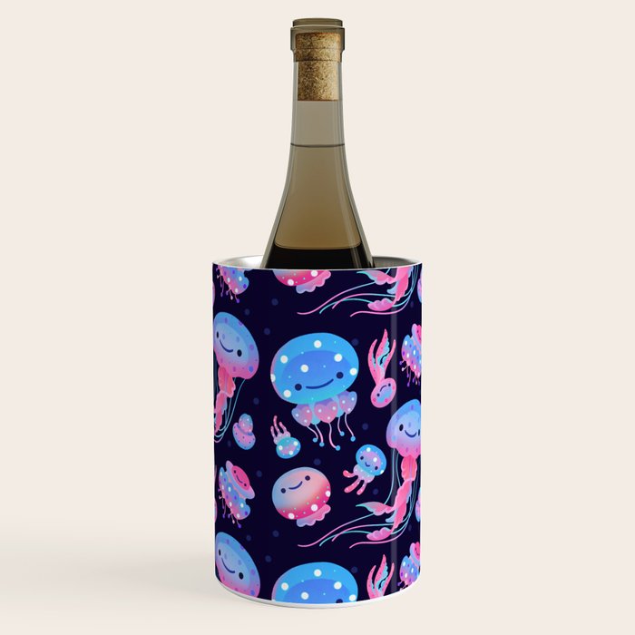 Polka dot jellyfish Wine Chiller Gallery Image 3