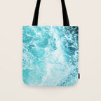 Perfect Sea Waves Tote Bag Gallery Image 1