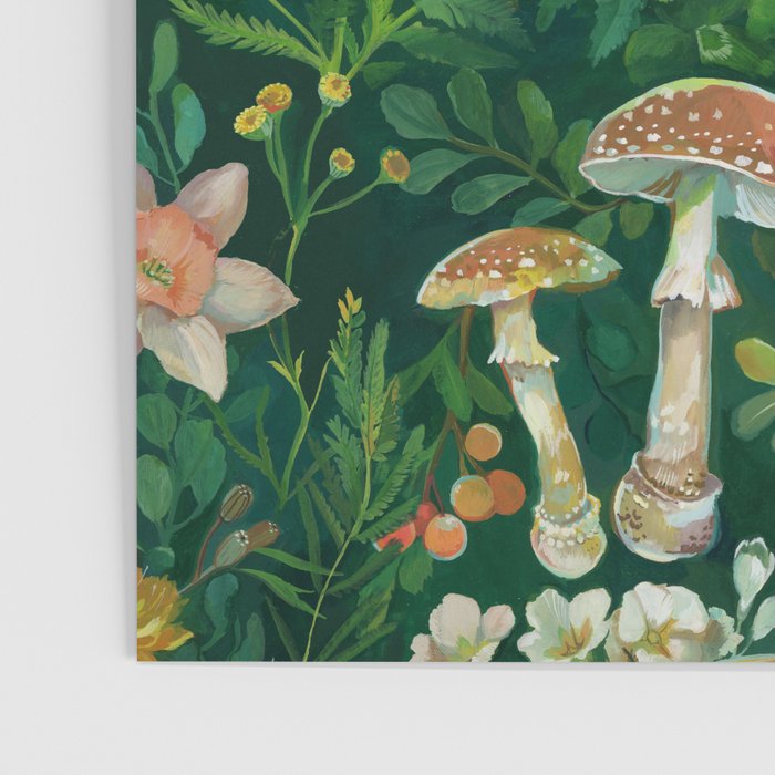 Mushrooms Dandelion Garden Poster Gallery Image 3