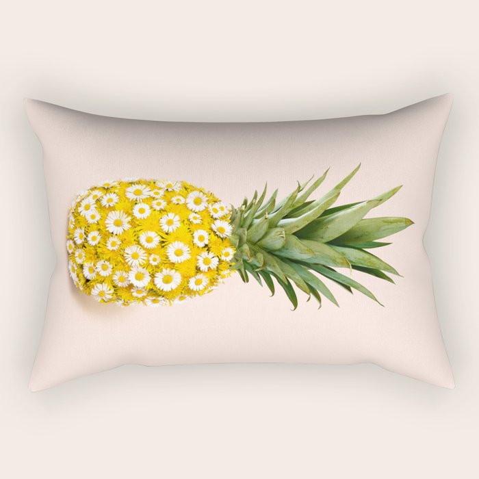Daisy Pineapple Rectangular Pillow Gallery Image 2