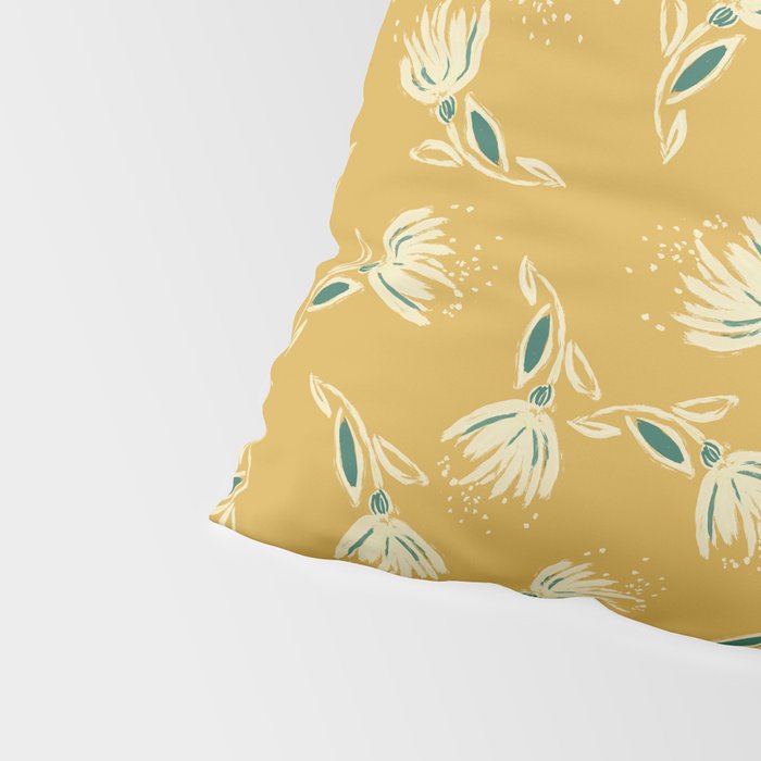 Sketchy Dandelions Pillow Sham Gallery Image 4