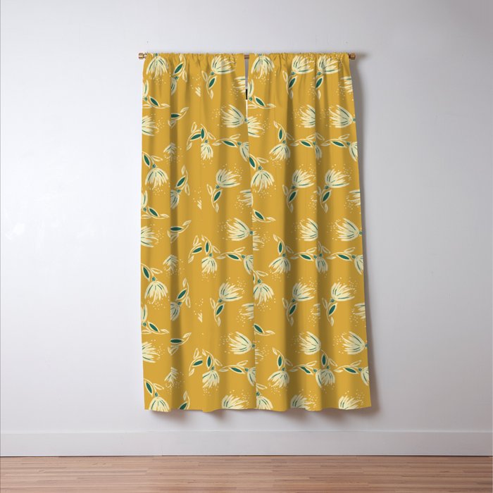 Sketchy Dandelions Window Curtain Gallery Image 3