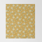Sketchy Dandelions Throw Blanket Gallery Image 2