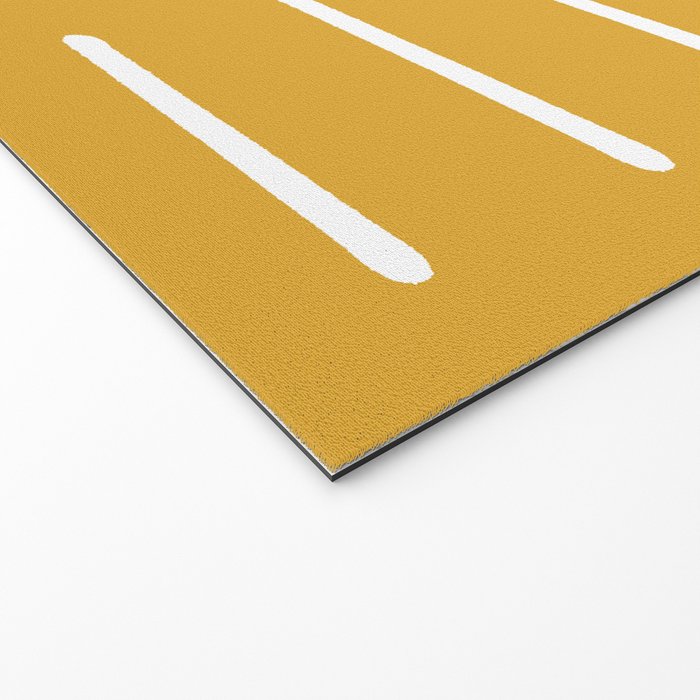 Mudcloth (Mustard Yellow) Welcome Mat Gallery Image 2