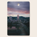 Evenings in Portland Cutting Board Gallery Image 1