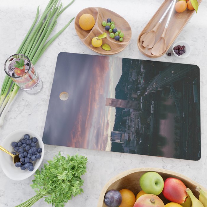Evenings in Portland Cutting Board Gallery Image 2