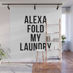 Alexa Fold My Laundry Wall Mural Gallery Image 1
