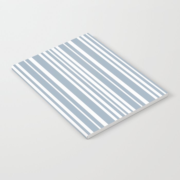 Classic Stripes XXXVI - Natural Blue  Notebook Gallery Image 1