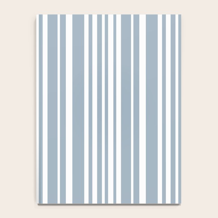 Classic Stripes XXXVI - Natural Blue  Notebook Gallery Image 4