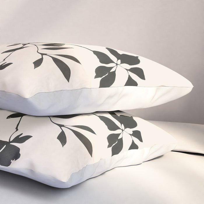 Botanical Silhouette I Pillow Sham Gallery Image 3