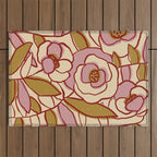 Rose Garden #2 Outdoor Rug Gallery Image 1