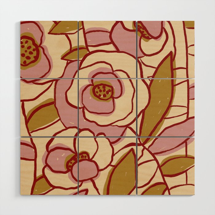 Rose Garden #2 Wood Wall Art Gallery Image 1