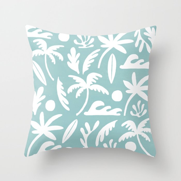 Surf haven Throw Pillow Gallery Image 6