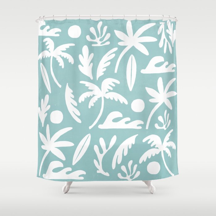 Surf haven Shower Curtain Gallery Image 1