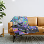 GLASS IN THE PARK Throw Blanket Gallery Image 1