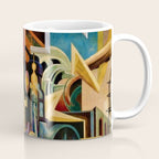 Classical Masterpiece - Instruments of Power - Train, Airplane, Steam by Thomas Hart Benton Coffee Mug Gallery Image 1
