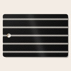 Minimal Triangles - Black & White II Cutting Board Gallery Image 1