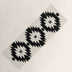Southwestern Minimalism - Black Neutral Beige Yoga Mat Gallery Image 1