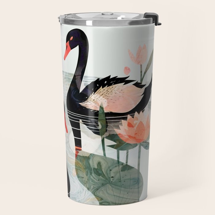 Black Swans Travel Mug Gallery Image 2