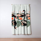Black Swans Window Curtain Gallery Image 3