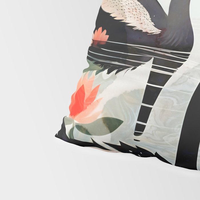 Black Swans Pillow Sham Gallery Image 4